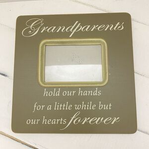 Grandparents Wood Frame Tabletop Photo Frame 4x6 Memories 11" x 11"